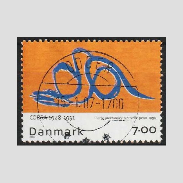 FRIM�RKER DANMARK | 2006 - AFA 1486 - Cobra-malere 9. - 7,00 Kr. - Pragt Stemplet Odder