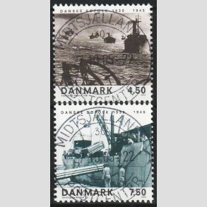 FRIM�RKER DANMARK | 2005 - AFA 1435+1436 - Danske s�folk - 4,50 + 7,50 Kr.  - Pragt Stemplet