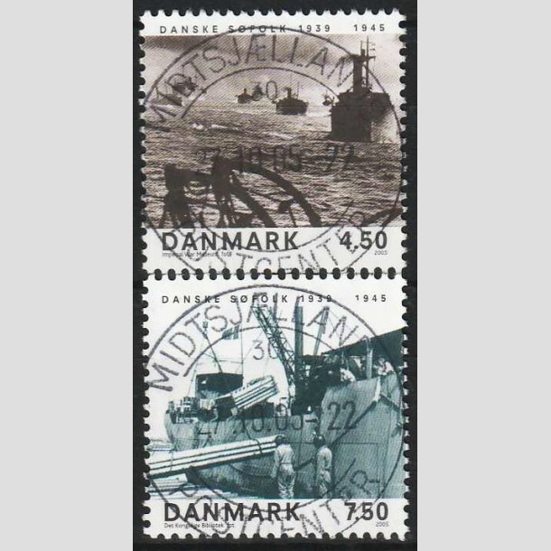 FRIM�RKER DANMARK | 2005 - AFA 1435+1436 - Danske s�folk - 4,50 + 7,50 Kr.  - Pragt Stemplet