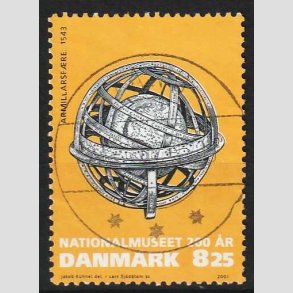 FRIM�RKER DANMARK | 2007 - AFA 1503 - Nationalmuseet 200 �r - 8,25 Kr. - Pragt Stemplet Fan�