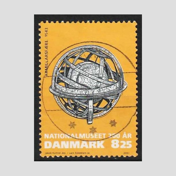 FRIM�RKER DANMARK | 2007 - AFA 1503 - Nationalmuseet 200 �r - 8,25 Kr. - Pragt Stemplet Fan�