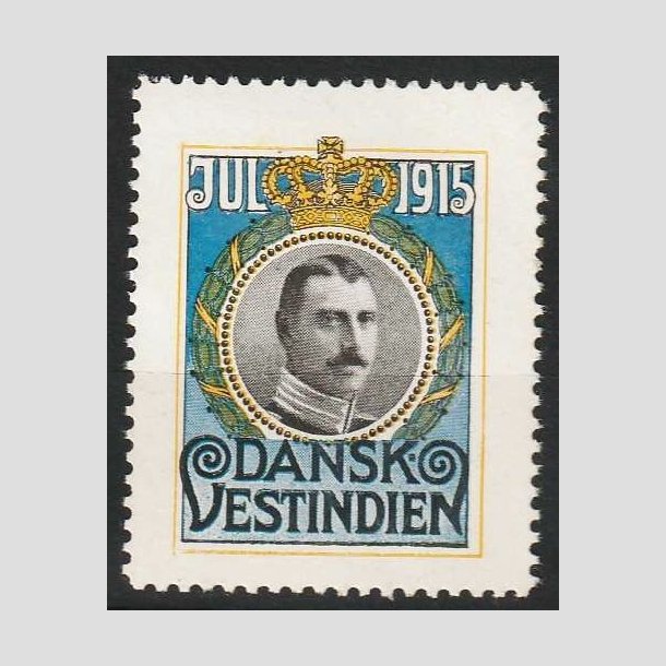 FRIM�RKER DVI | 1915 Julem�rke - Christian X - Postfrisk