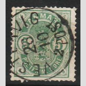 FRIM�RKER DANMARK | 1882 - AFA 32 - 5 �re gr�n 