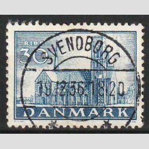 FRIM�RKER DANMARK | 1936 - AFA 233 - Reformationen 30 �re bl� - Lux Stemplet Svendborg