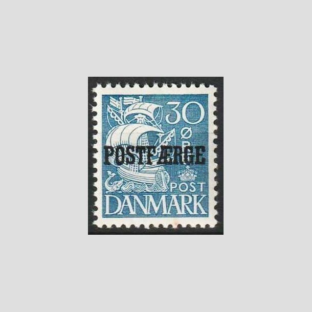 FRIM�RKER DANMARK | 1936-39 - AFA 17 Type I - 30 �re bl� POSTF�RGE - Postfrisk