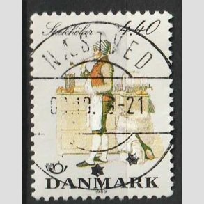 FRIM�RKER DANMARK | 1989 - AFA 937 - Folkedragter - 4,40 Kr. - Pragt Stemplet N�stved