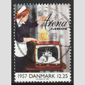 FRIM�RKER DANMARK | 2000 - AFA 1260 - 1900-tallet. Serie 3. - 12,25 Kr. - P�nt Stemplet