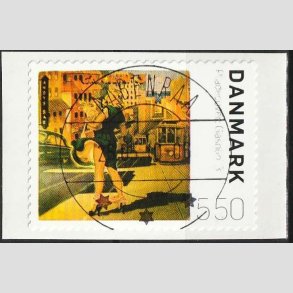 FRIM�RKER DANMARK | 2010 - AFA 1619E - Pladecover Gasolin 3. - 5,50 Kr. flerfarvet - Lux Stemplet