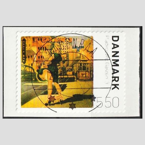 FRIM�RKER DANMARK | 2010 - AFA 1619E - Pladecover Gasolin 3. - 5,50 Kr. flerfarvet - Lux Stemplet