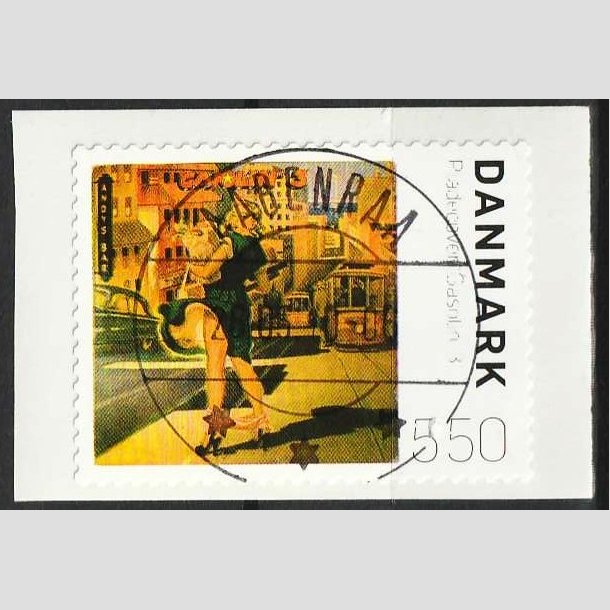 FRIM�RKER DANMARK | 2010 - AFA 1619E - Pladecover Gasolin 3. - 5,50 Kr. flerfarvet - Lux Stemplet