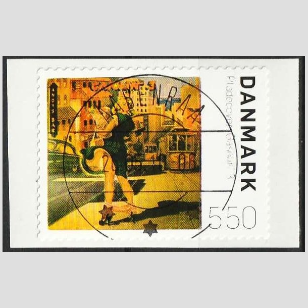 FRIM�RKER DANMARK | 2010 - AFA 1619E - Pladecover Gasolin 3. - 5,50 Kr. flerfarvet - Lux Stemplet
