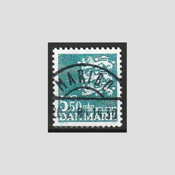 FRIM�RKER DANMARK | 1984 - AFA 794 - Rigsv�ben 5,50 Kr. gr�nbl� - Lux Stemplet Maribo