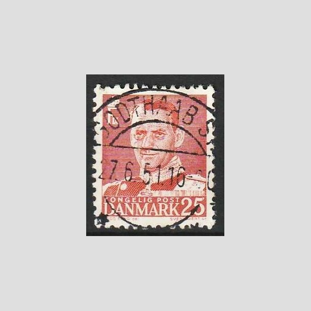 FRIM�RKER DANMARK | 1950 - AFA 321 - Fr. IX 25 �re r�d - Lux Stemplet Godthaab St.