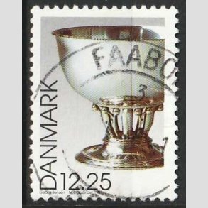 FRIM�RKER DANMARK | 1997 - AFA 1163 - Dansk design - 12,25 Kr. s�lvsk�l - Flot stemplet