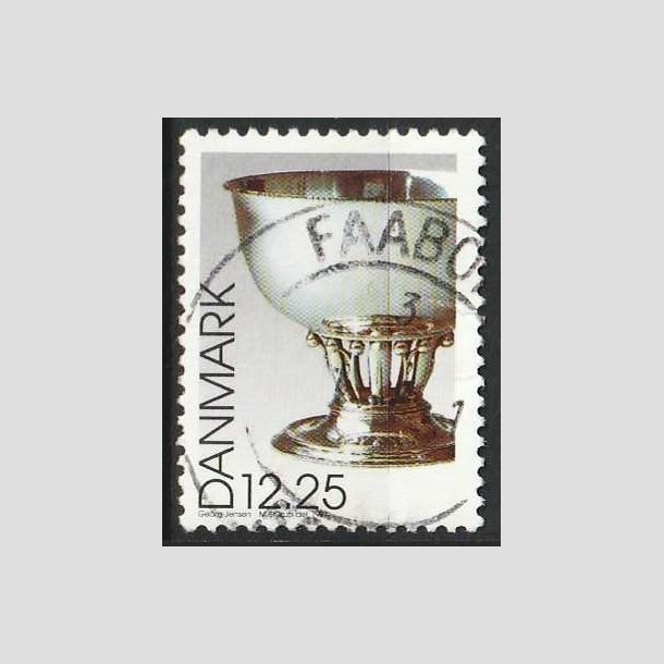 FRIM�RKER DANMARK | 1997 - AFA 1163 - Dansk design - 12,25 Kr. s�lvsk�l - Flot stemplet