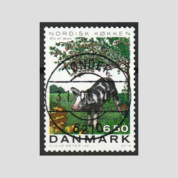 FRIM�RKER DANMARK | 2013 - AFA 1764 - Nordisk k�kken - 6,50 Kr. - Lux Stemplet T�nder