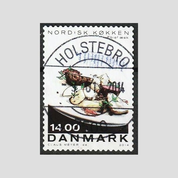 FRIM�RKER DANMARK | 2013 - AFA 1765 - Nordisk k�kken - 14,00 Kr. flerfarvet - Lux Stemplet 
