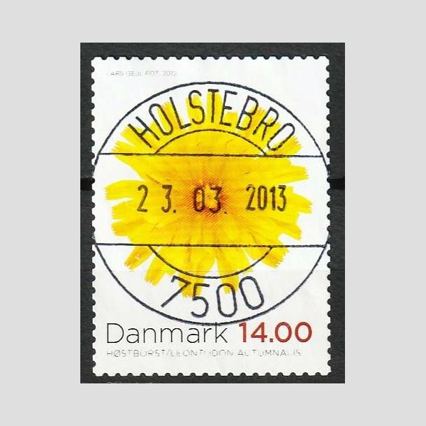 FRIM�RKER DANMARK | 2012 - AFA 1717 - Efter�rsblomster - 14,00 Kr. - Lux Stemplet