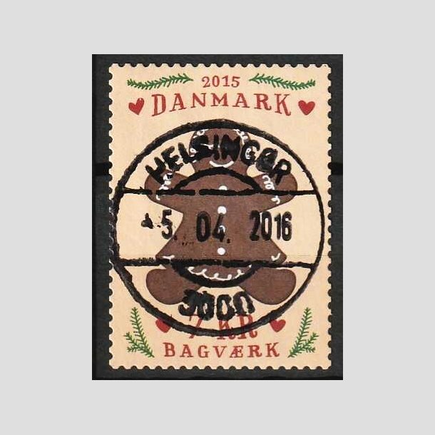 FRIM�RKER DANMARK | 2015 - AFA 1835 - Bagv�rk - 7,00 Kr. kagemand - Lux Stemplet Helsing�r