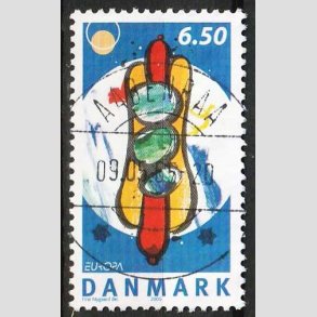 FRIM�RKER DANMARK | 2005 - AFA 1437 - Europam�rker - 6,50 Kr. Hotdog - Lux Stemplet
