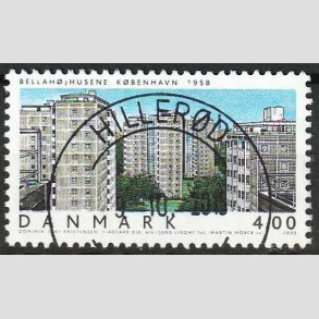 FRIM�RKER DANMARK | 2003 - AFA 1356 - Danske boliger II. - 4,00 Kr. Bellah�j - Pragt Stemplet