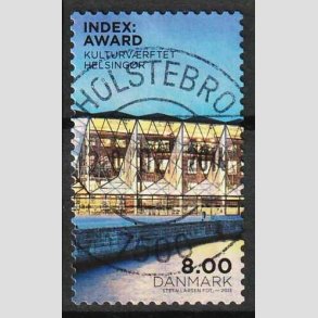 FRIM�RKER DANMARK | 2013 - AFA 1748 - INDEX:AWARD - 8,00 Kr. - Pragt Stemplet Holstebro