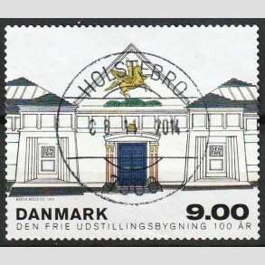 FRIM�RKER DANMARK | 2014 - AFA 1787 - Den Frie Udstillingsbygning 100 �r. - 9,00 kr. - Lux Stemplet