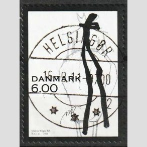 FRIM�RKER DANMARK | 2011 - AFA 1671 - Mode - 6,00 Kr. flerfarvet - Lux Stemplet Helsing�r