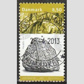 FRIM�RKER DANMARK | 2003 - AFA 1365 - Kongernes Jelling - 8,50 Kr. Haralds Sten - Pragt Stemplet 