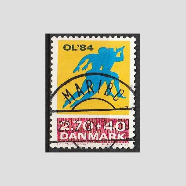 FRIM�RKER DANMARK | 1984 - AFA 798 - Olympiske Lege 1984 - 2,70 Kr. + 40 �re - Lux Stemplet Maribo