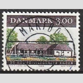 FRIM�RKER DANMARK | 1984 - AFA 807 - �ldre dansk kro - 3,00 Kr. flerfarvet - Lux Stemplet Maribo