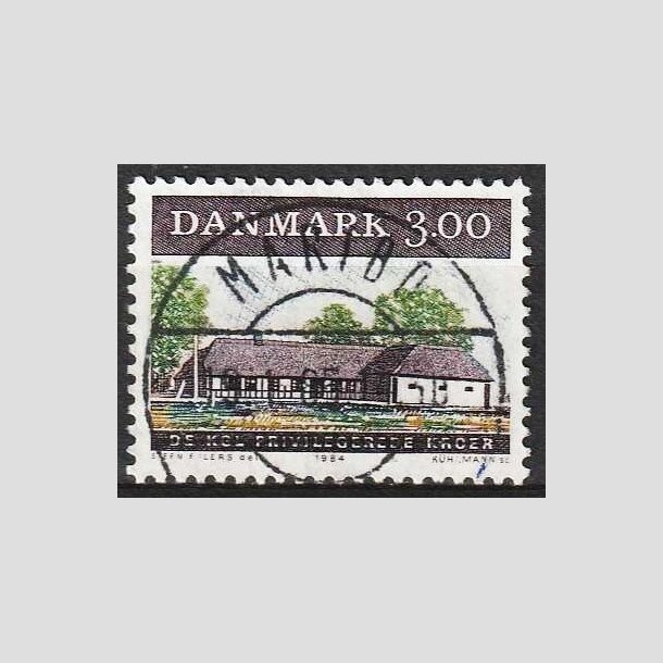 FRIM�RKER DANMARK | 1984 - AFA 807 - �ldre dansk kro - 3,00 Kr. flerfarvet - Lux Stemplet Maribo
