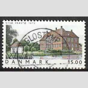 FRIM�RKER DANMARK | 2004 - AFA 1382 - Danske boliger III. - 15,00 Kr. flerfarvet - Pragt Stemplet