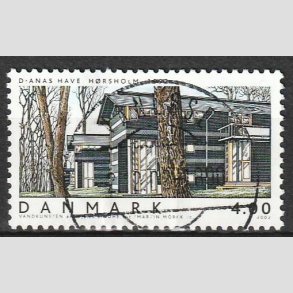 FRIM�RKER DANMARK | 2002 - AFA 1332 - Danske boliger I. - 4,00 Kr. Dianas Have - Pragt Stemplet