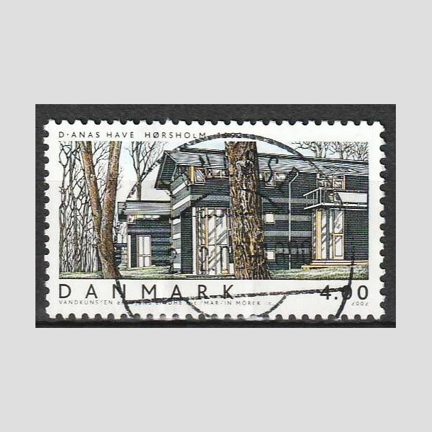 FRIM�RKER DANMARK | 2002 - AFA 1332 - Danske boliger I. - 4,00 Kr. Dianas Have - Pragt Stemplet