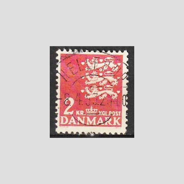 FRIM�RKER DANMARK | 1946-47 - AFA 294 - Rigsv�ben 2 Kr. r�d - Lux Stemplet Hellerup