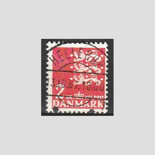 FRIM�RKER DANMARK | 1946-47 - AFA 294 - Rigsv�ben 2 Kr. r�d - Lux Stemplet Hellerup