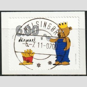 FRIM�RKER DANMARK | 2011 - AFA 1668 - B�rne-tv - 6,00 Kr. flerfarvet - Lux Stemplet Helsing�r