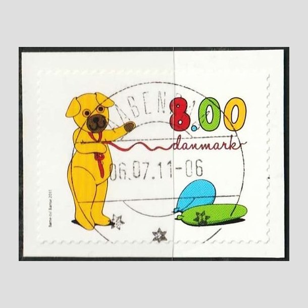 FRIM�RKER DANMARK | 2011 - AFA 1669 - B�rne-tv - 8,00 Kr. flerfarvet - Lux Stemplet Aabenraa