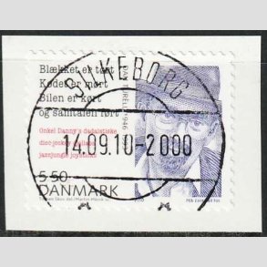 FRIM�RKER DANMARK | 2010 - AFA 1632E - Store danskere 3. - 5,50 Kr. - Lux Stemplet Silkeborg 