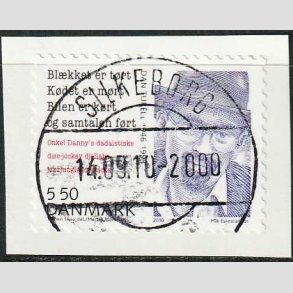 FRIM�RKER DANMARK | 2010 - AFA 1632E - Store danskere 3. - 5,50 Kr. - Lux Stemplet Silkeborg 