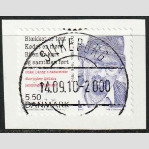 FRIM�RKER DANMARK | 2010 - AFA 1632E - Store danskere 3. - 5,50 Kr. - Lux Stemplet Silkeborg 