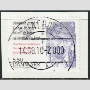 FRIM�RKER DANMARK | 2010 - AFA 1632E - Store danskere 3. - 5,50 Kr. - Lux Stemplet Silkeborg 