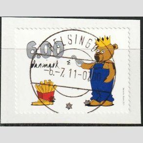 FRIM�RKER DANMARK | 2011 - AFA 1668 - B�rne-tv - 6,00 Kr. flerfarvet - Lux Stemplet Helsing�r