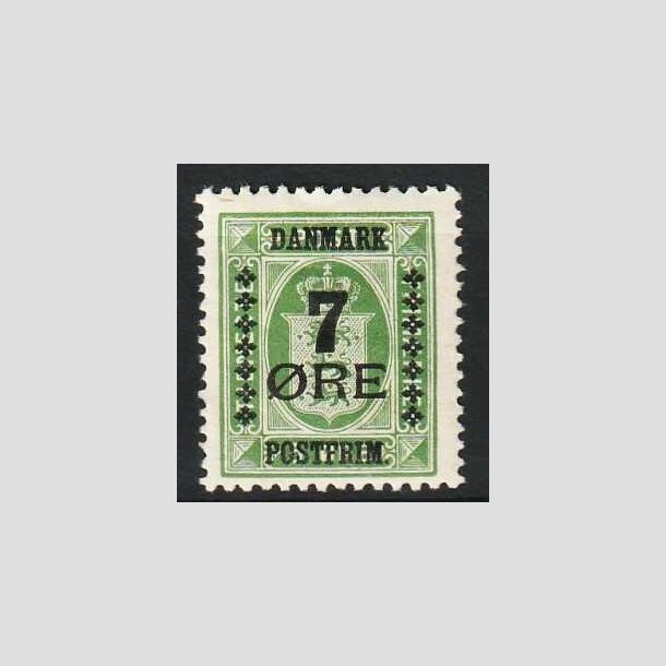 FRIM�RKER DANMARK | 1926 - AFA 163 - 7/5 �re gr�n Provisorium - Ubrugt 