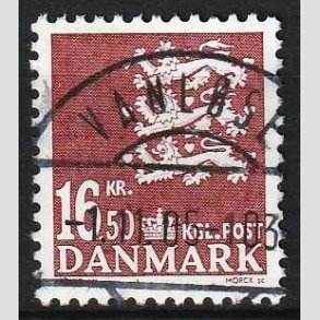 FRIM�RKER DANMARK | 2005 - AFA 1414 - Lille Rigsv�ben - 16,50 Kr. brun - Lux Stemplet Vanl�se