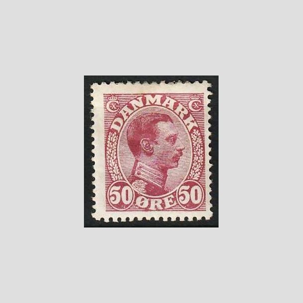 FRIM�RKER DANMARK | 1913 - AFA 74 - Chr. X 50 �re vinr�d - Ubrugt