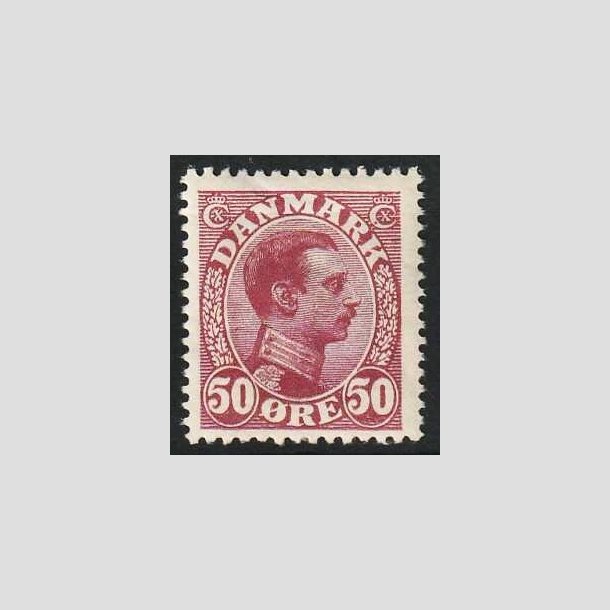 FRIM�RKER DANMARK | 1913 - AFA 74 - Chr. X 50 �re vinr�d - Ubrugt