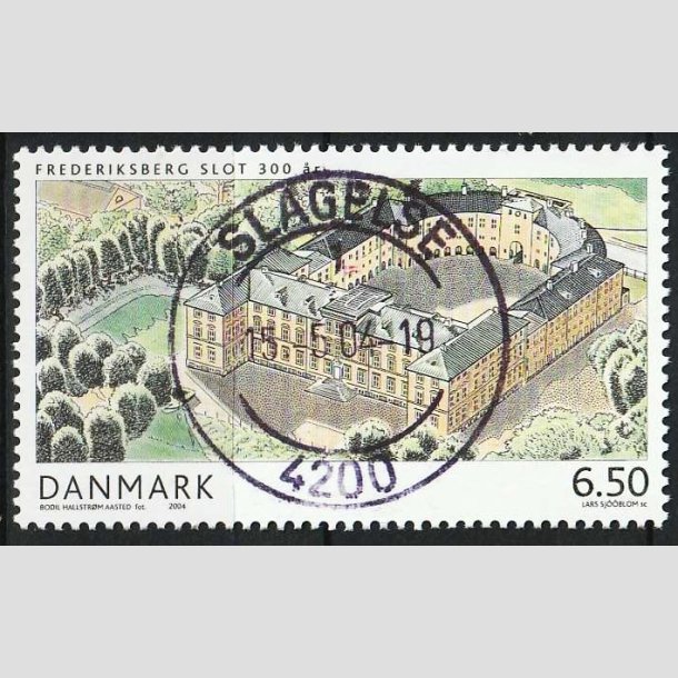 FRIM�RKER DANMARK | 2004 - AFA 1393 - Frederiksberg Slot - 6,50 Kr. - Lux Stemplet Slagelse
