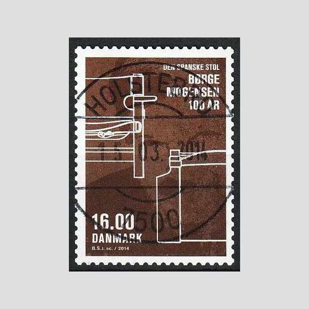 FRIM�RKER DANMARK | 2014 - AFA 1774 - Dansk design - 16,00 Kr. - Pragt Stemplet Holstebro